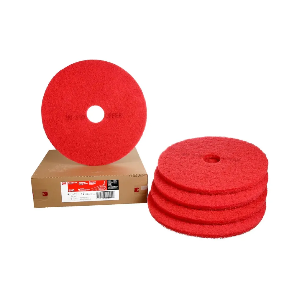 3M Red Buffer Pad 5100 17″
